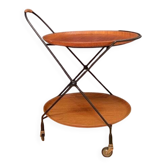 Chariot de bar suédois par Åry Fanérprodukter Nybro, années 1960.