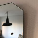 Beveled mirror octagonal 1930 54x36cm