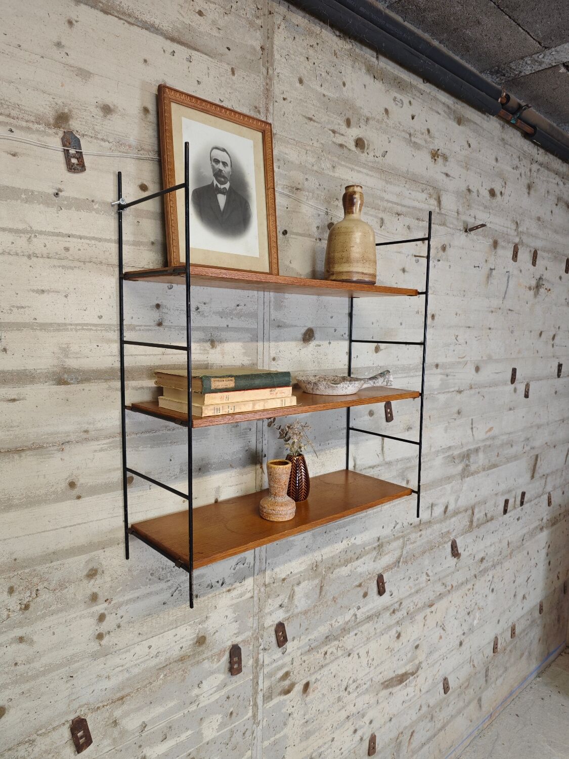 Étagère murale vintage string