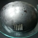 Pair of metal and plexiglass wall lights