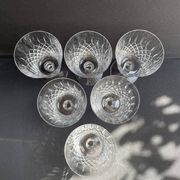 6 Verres à eau – Cristallerie de Lorraine à Lemberg (1925-1997)