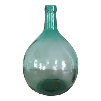 Dame-jeanne en verre bleue 5/6 litres