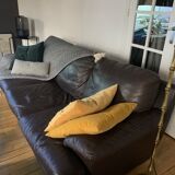 Natuzzi 3-seater leather sofa