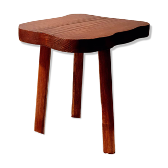 Wooden farm tabouret