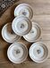 Set of 6 vintage dinner plates, Macon de Nidervillier model