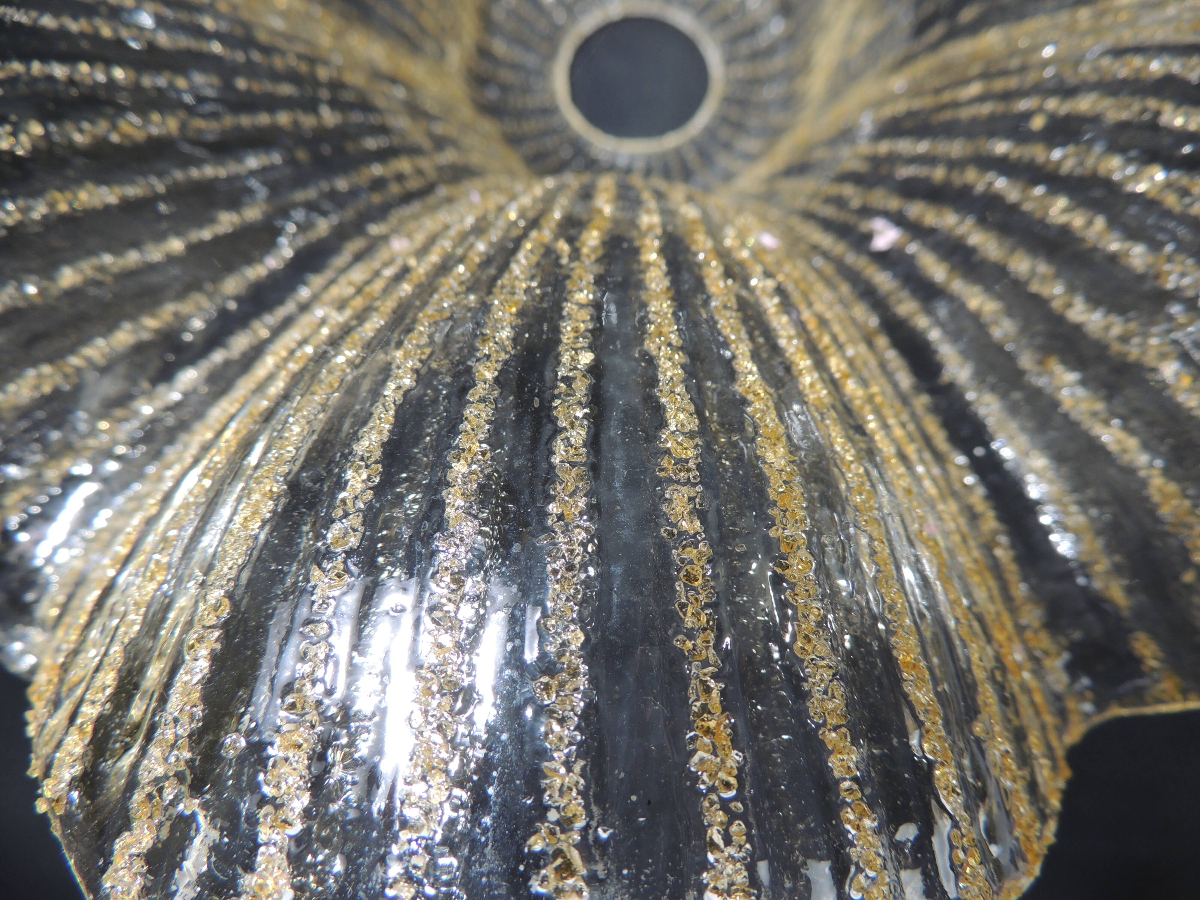 Glass suspension amber/vintage glass