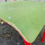 Small school desk and vintage chair