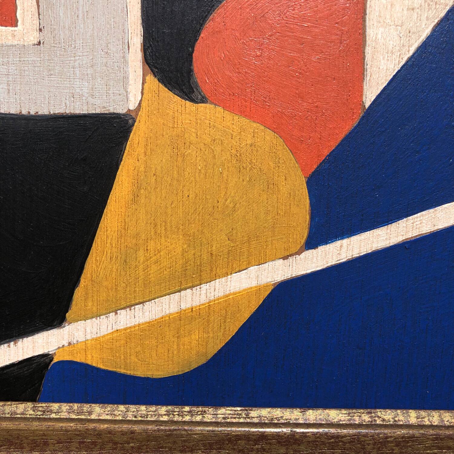 Abstract painting on panel