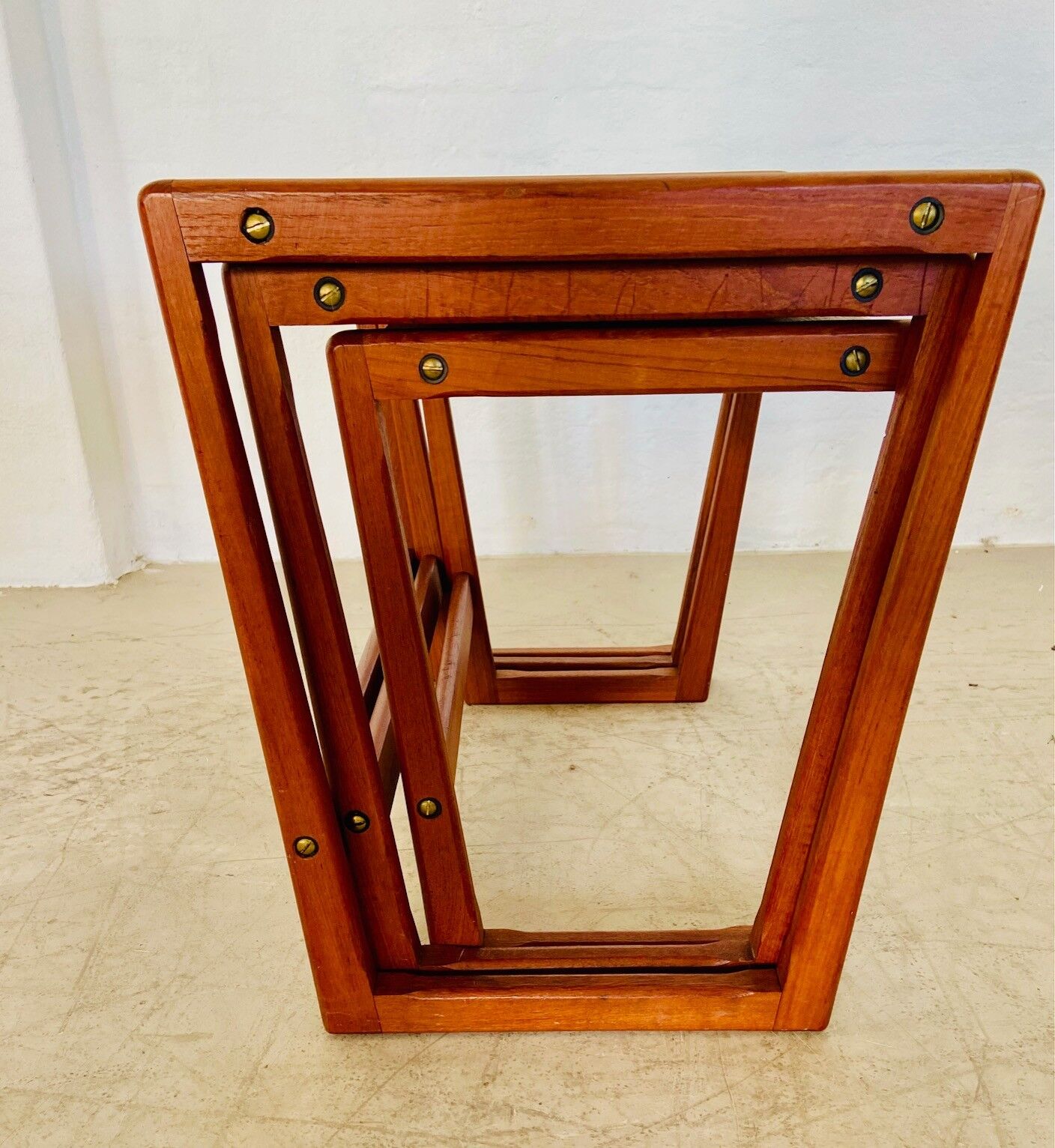 Vintage Danish mid-century retro Kai Kristiansen nesting tables 1960s