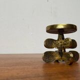 Vintage brutalist bronze chandelier by Gallo, 1970s.