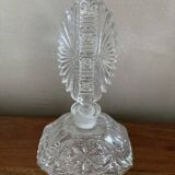 Flacon carafe en verre taillé