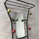 Wall rack on vintage stand 50s