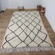 Handmade Moroccan Berber rug beni ouarain 317 X 184 CM