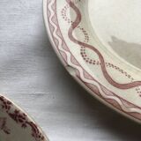 Set of 4 flat plates "Terre de Fer"