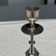 A large silver candlestick holder H23