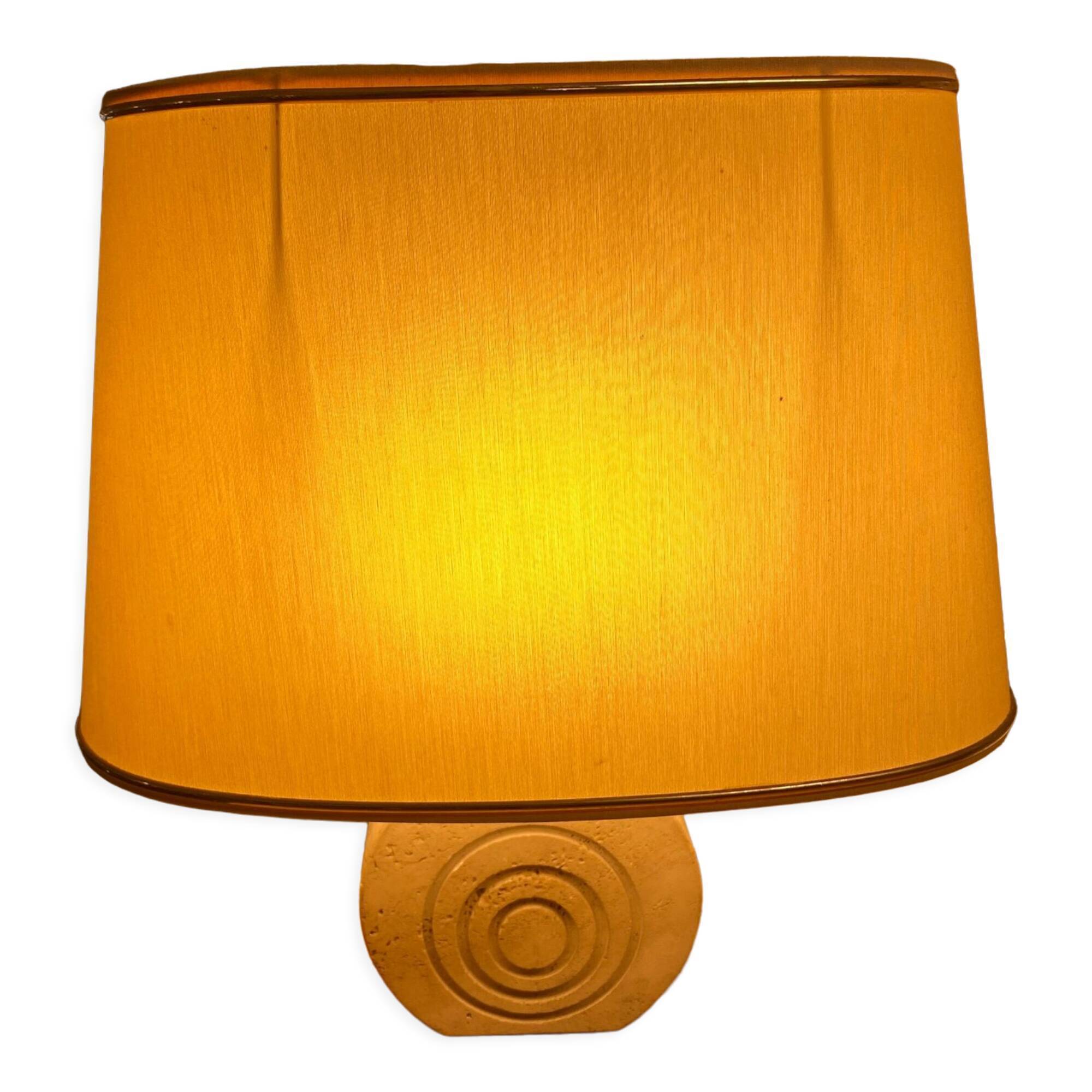 Foot table lamp Travertine