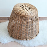 Large wicker basket / rattan - Rattan pan / wicker XXL