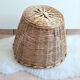 Large wicker basket / rattan - Rattan pan / wicker XXL