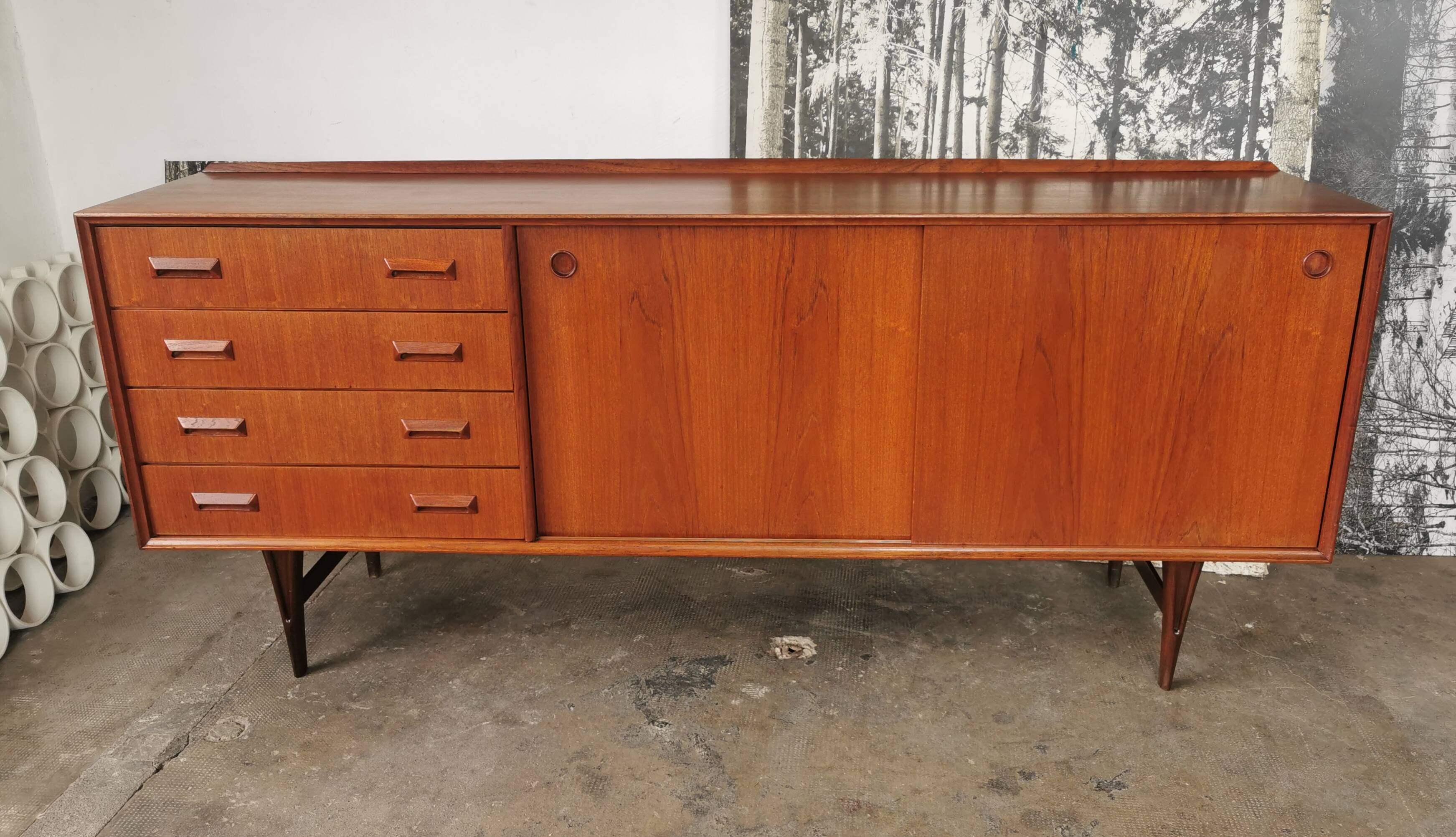 Scandinavian teak sideboard