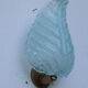 Set of 2 Wall Light Blu colour Murano Glass Leave by Barovier e Toso, 1950s