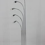 1970s Chrome and Marble Floor Lamp , Italy