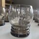 Magnificent Service of Tinted Glasses from the 50s-60s / 18 Glasses and 2 Jugs