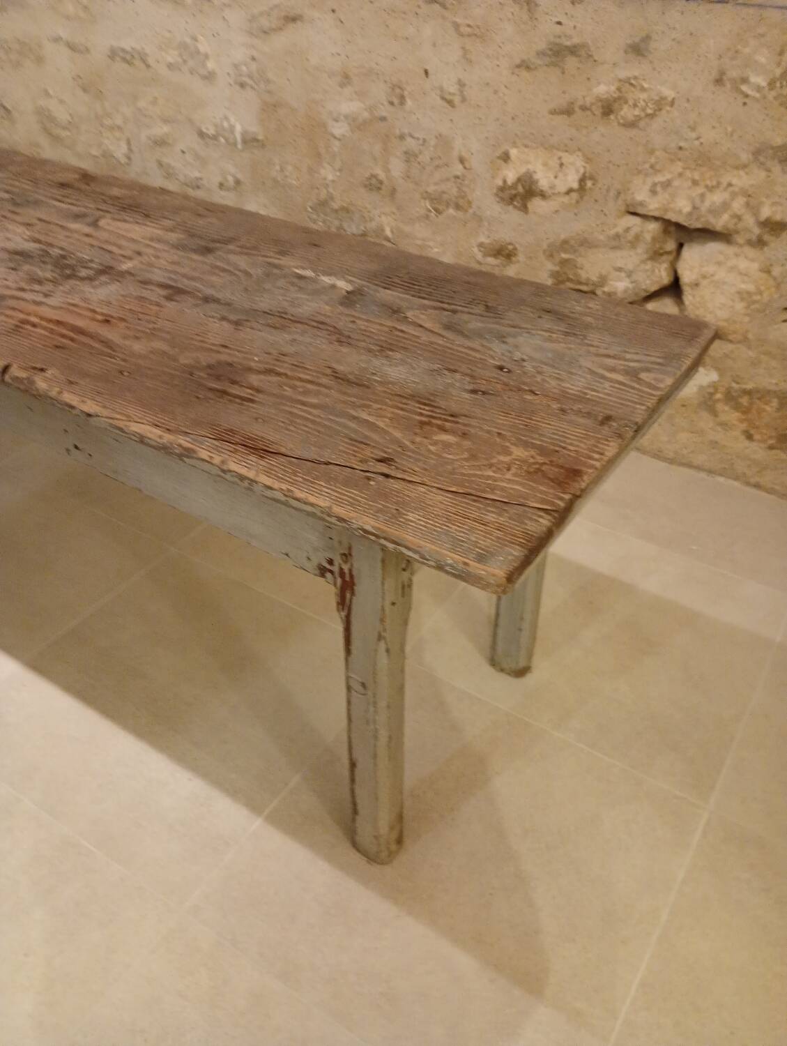 Long antique table