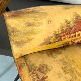 Mid-century modern set of two Italian armchairs from 50s