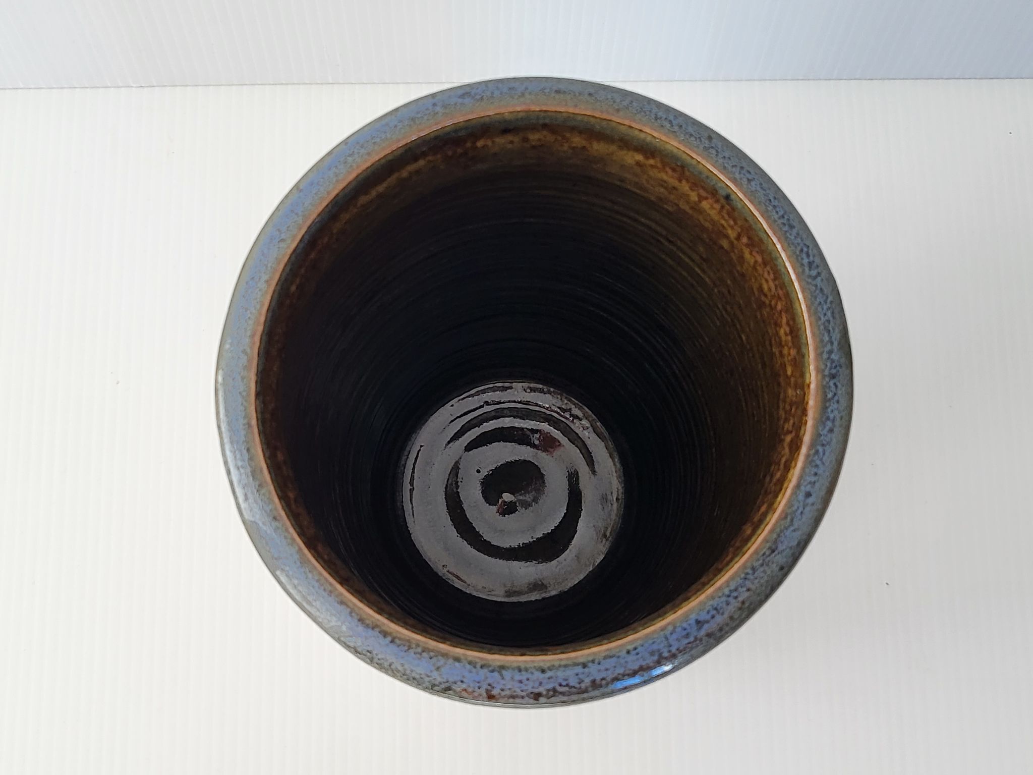 Vase en grès vintage 1970