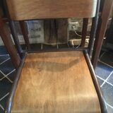 Schoolboy desk and his chair