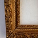 Golden frame in the Bérain Louis XIV style
