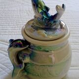 Bathroom porcelain dolphin pearl pot