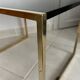 Table d’appoint doré