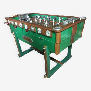 Emafoot table football in fully restored oak