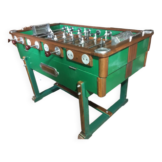 Emafoot table football in fully restored oak