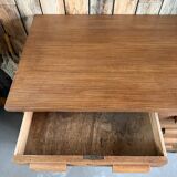 Oak half-minister's desk (renovated)