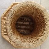 Bamboo and jute coffee table