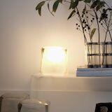 Pair of ice cube lamps