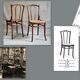 4 chaises Thonet n°56 de 1910 ca