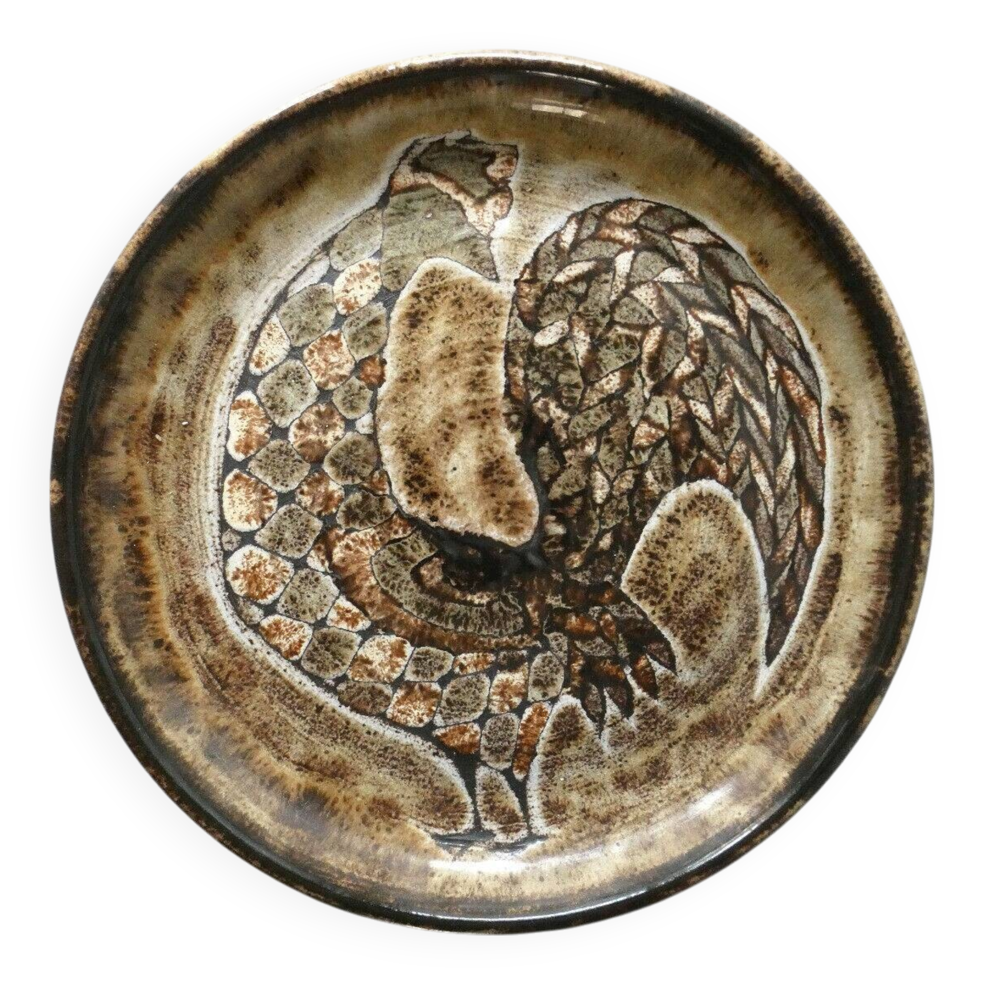 Plat le Vieux Moulin in Vallauris, Perot, Malarmey, 1950s-1960s