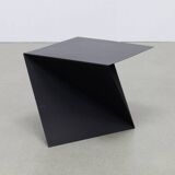 Postmodern metal Side Table in Memphis style, 1980s