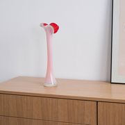 Pink vase, Murano glass, Italian design, 1970s, made in Italy