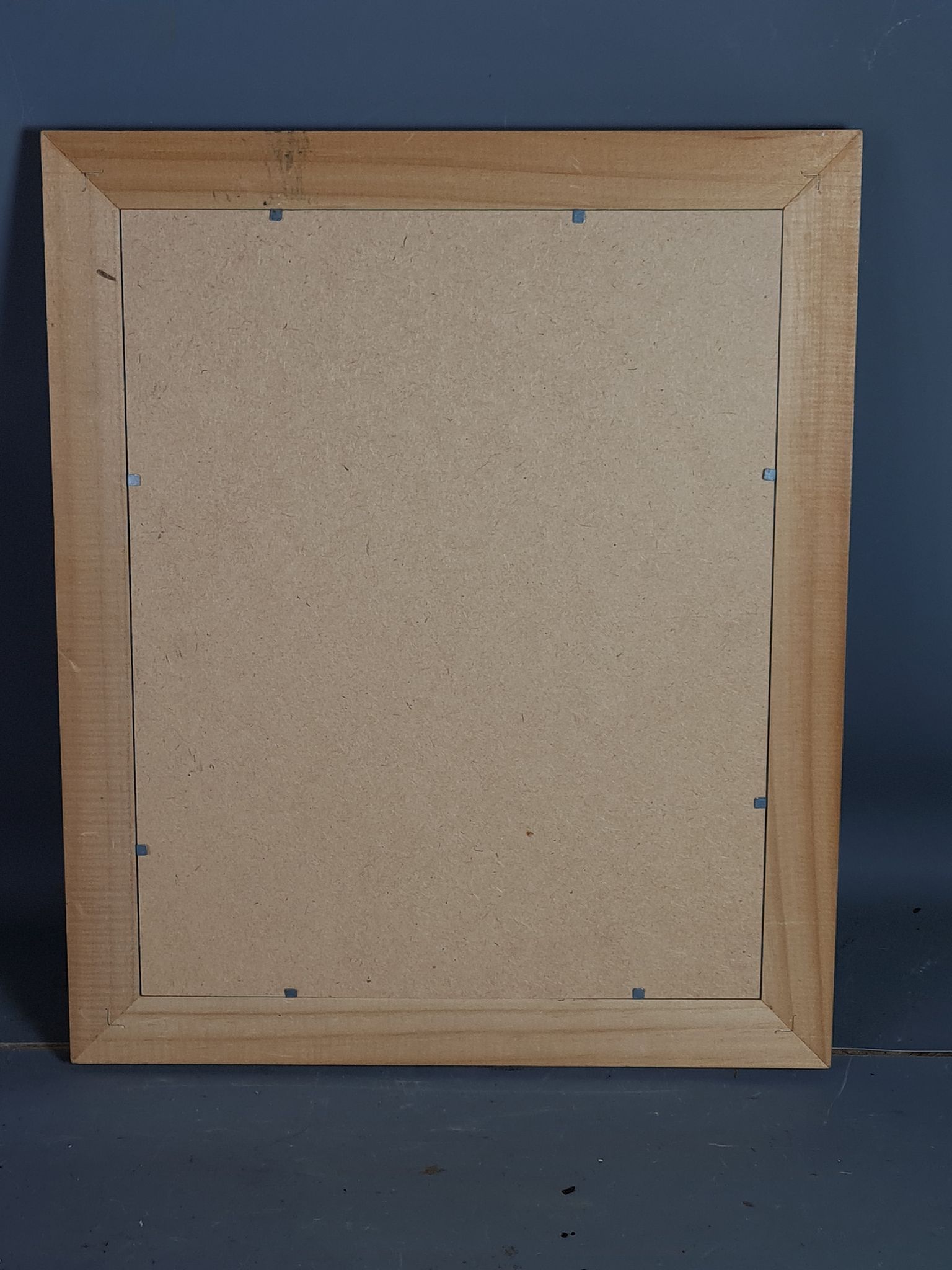 Frame gilded wood gold leaf 35,5x29,5 cm, foliage 30,5x24,5 cm + SB glass