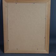 Frame gilded wood gold leaf 35,5x29,5 cm, foliage 30,5x24,5 cm + SB glass