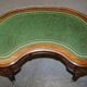 Bureau Kidney de Campagne Militaire Regency de Gillow's of Lancaster avec Galerie en Laiton