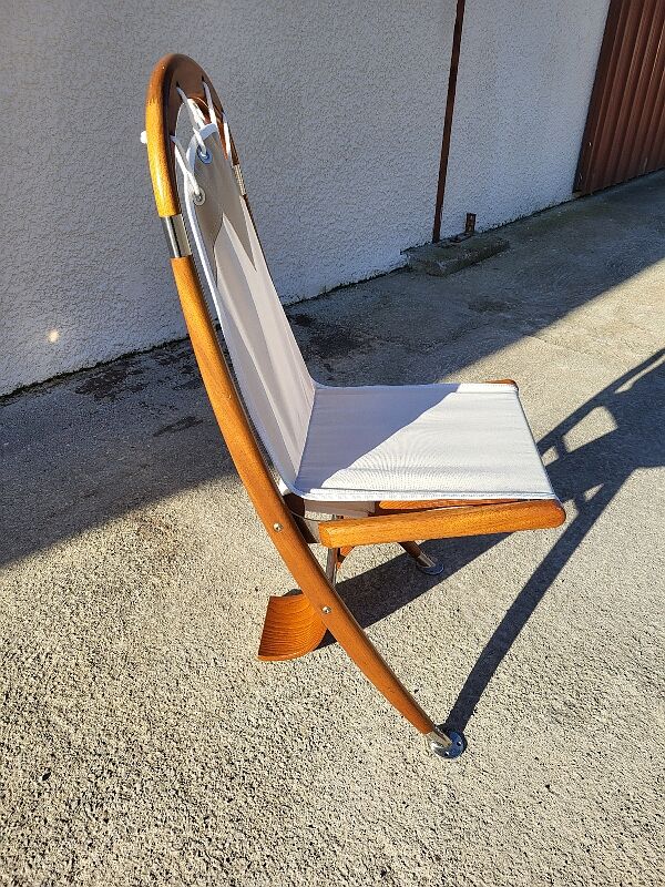 Set of 6 dining chairs deck line folding boat decoration