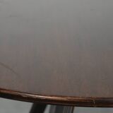 Dutch dining table/folding table from the 20th century 105cm diameter