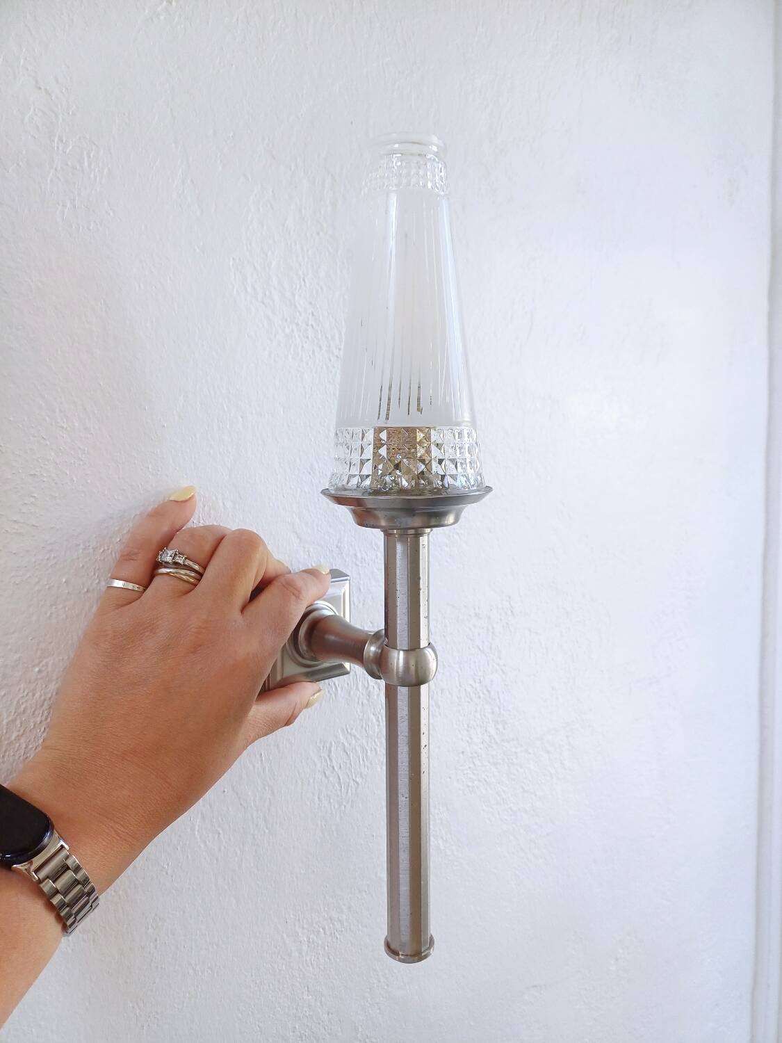 Paire d'appliques murales des années 1950