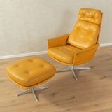 Fauteuil Sedia avec repose-pieds par Horst Brüning pour Cor