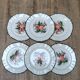 Vintage plate in Pagnossin earthenware, Treviso Italy – Floral decoration